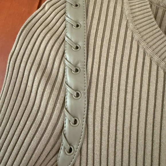 Jonathan Simkhai Intermix Olive Green dress - Picture 6 of 9